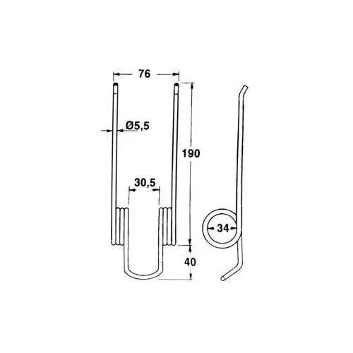 Palec podbieracza Bautz COMPACT 410.460 JAG57-0001