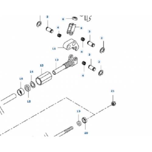 DŻWIGNIA LINKI SPRZĘGŁA VALMET 8000