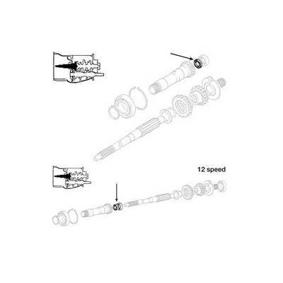 USZCZELNIACZ WAŁKA SPRZĘGŁA MF AO30x38x6 mm