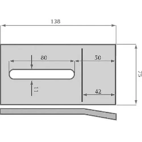 Skrobak metalowy KUHN