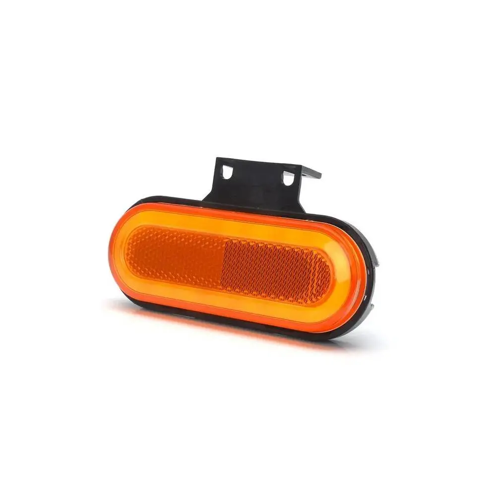 LAMPA OBRYSOWA LED POMARAŃCZOWA 12/24V Z PRZEWODEM