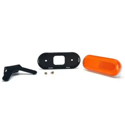 LAMPA OBRYSOWA LED POMARAŃCZOWA 12/24V Z PRZEWODEM