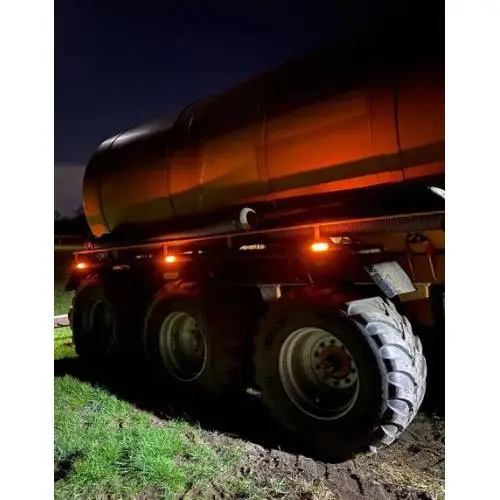 LAMPA OBRYSOWA LED POMARAŃCZOWA 12/24V Z PRZEWODEM