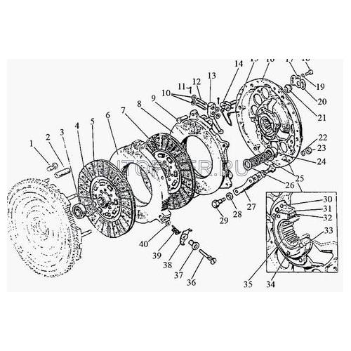 KOŁEK SPRZĘGŁA MTZ