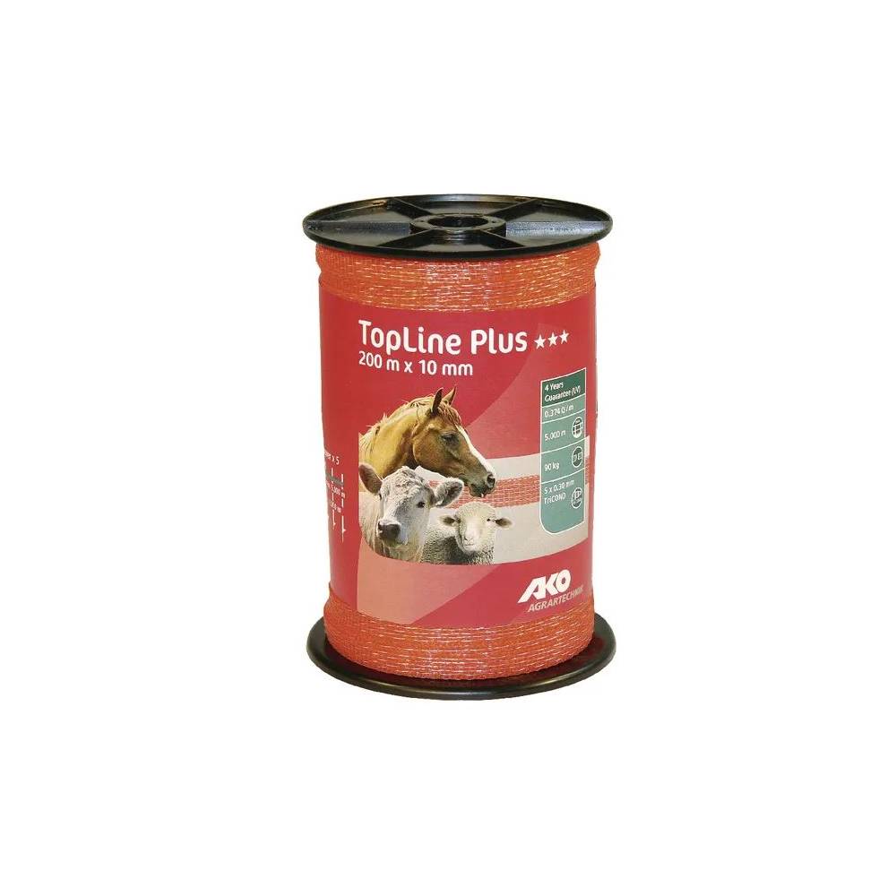 Taśma do pastucha elektrycznego 10mm 200mb AKO