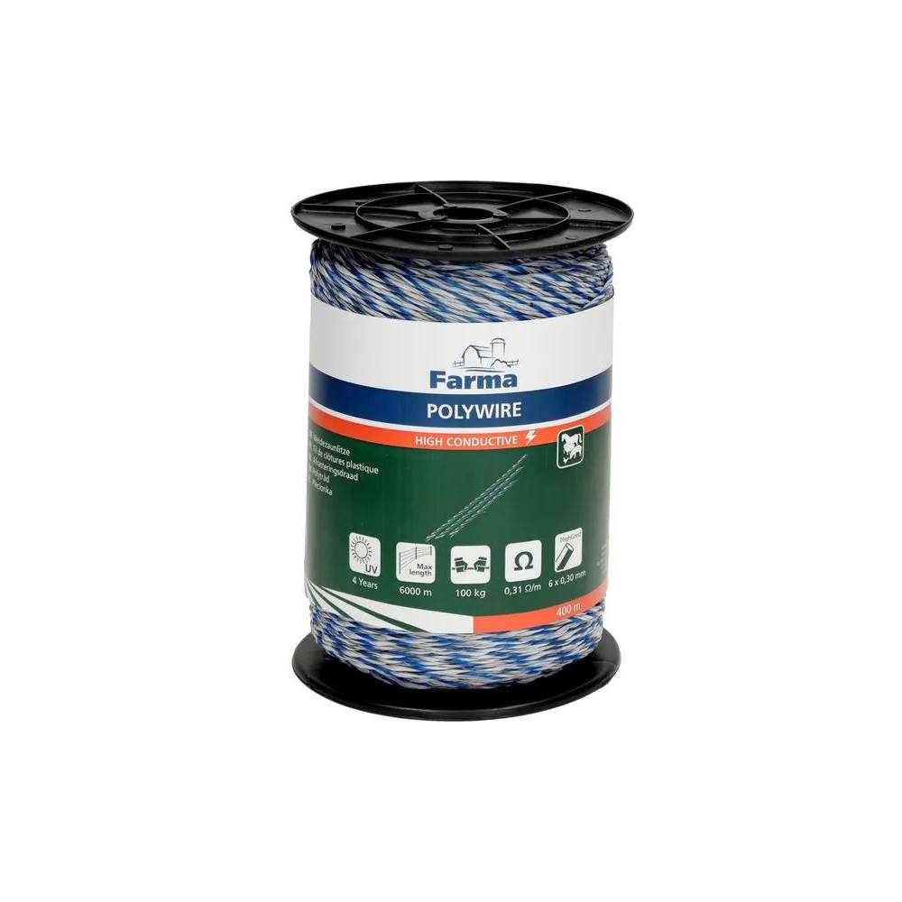 Linka plecionka pastucha elektrycznego 400m FARMA