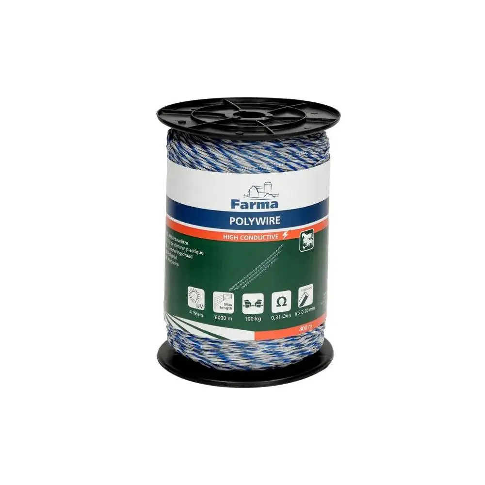 Linka plecionka pastucha elektrycznego 400m FARMA