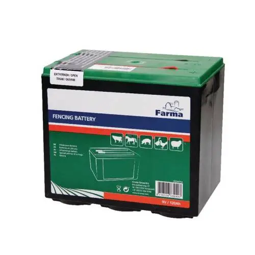 Akumulator do pastucha bateria sucha 9V120AH FARMA