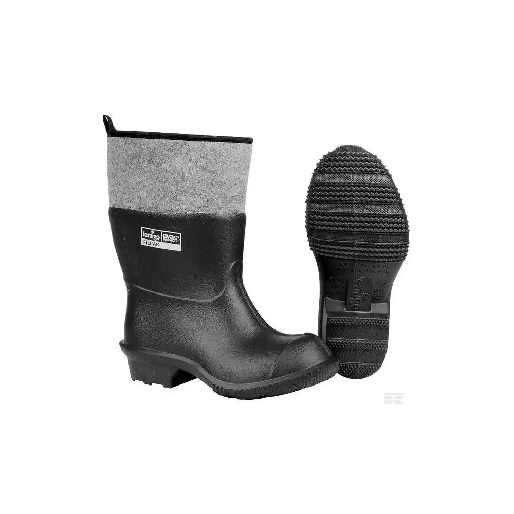 Kalosze Filcak filcowo-piankowe EVA czarne rozm 39