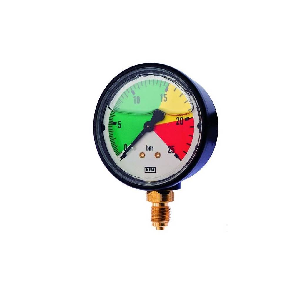 MANOMETR GLICERYNOWY 25BAR DOLNE PRZYŁĄCZE M12X1,5