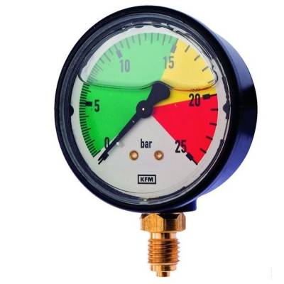 MANOMETR GLICERYNOWY 25BAR DOLNE PRZYŁĄCZE M12X1,5
