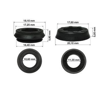 Zestaw naprawczy pompy hamulcowej o Śr.tłoka 19 mm