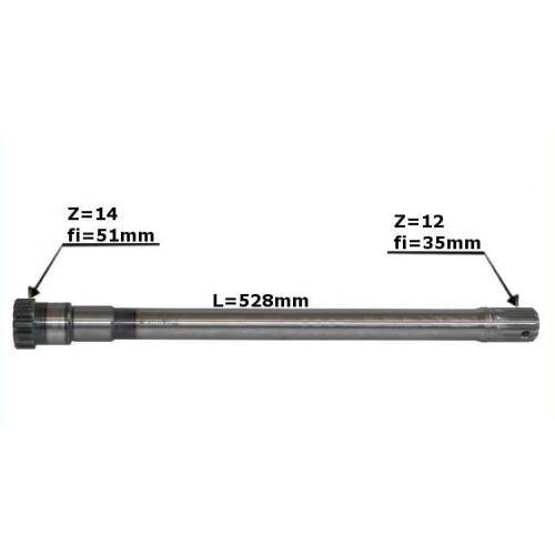 WAŁEK WEWNĘTRZNY SKRZYNI MTZ TARA 501701185