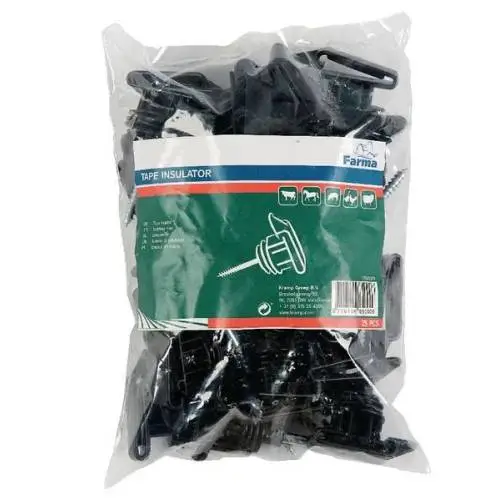Izolatory do pastucha 25szt z gwintem do taśmy