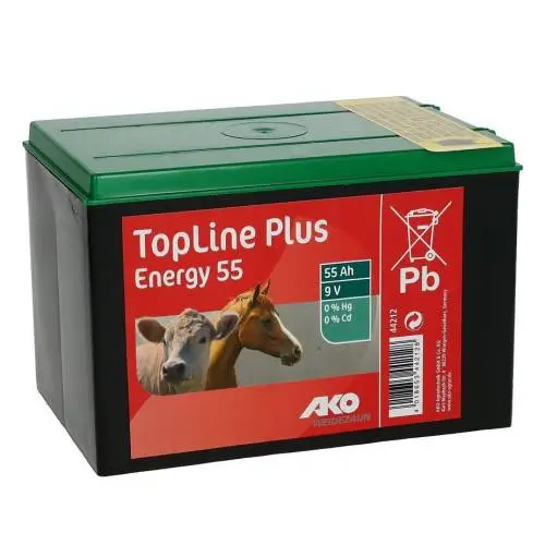 Akumulator do pastucha bateria sucha 9V55AH AKO