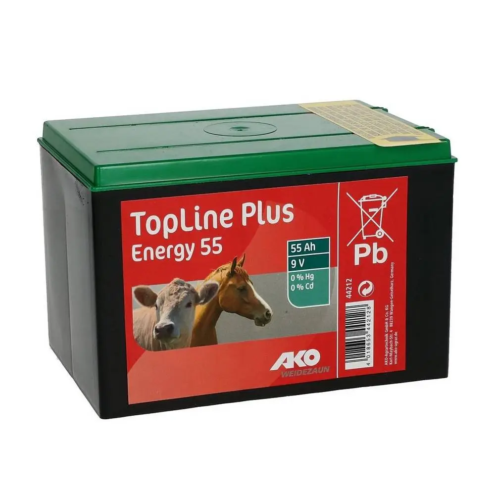 Akumulator do pastucha bateria sucha 9V55AH AKO