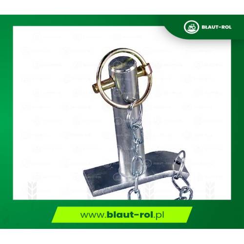 Bolec sworzeń wieszaka z zawleczką 22X93mm