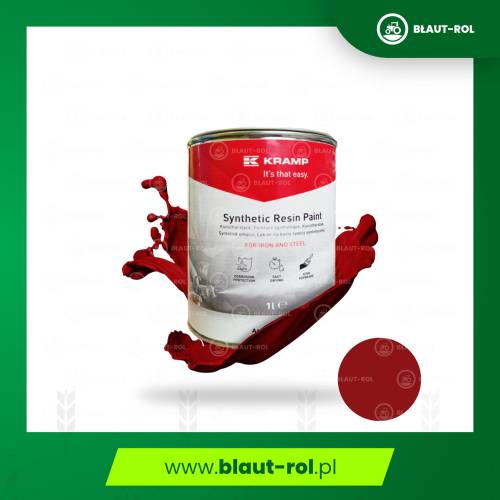 Farba lakier do metalu CZERWONA CASE do1997r 1L