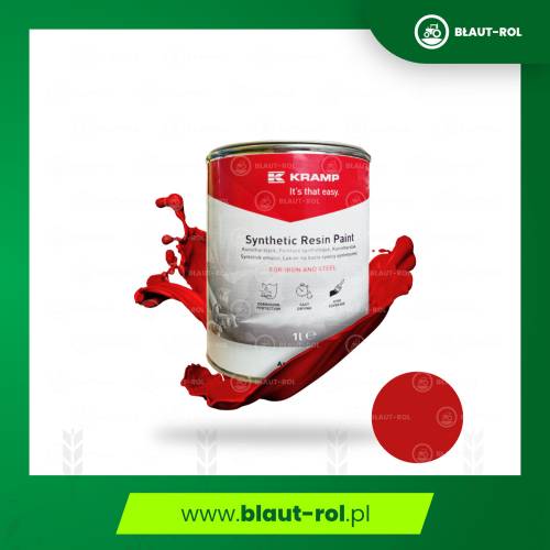 Farba lakier metalu CZERWONA POTTINGER od 1982r 1L