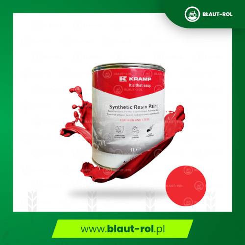 Farba lakier do metalu CZERWONA MASSEY FERGUSON 1L