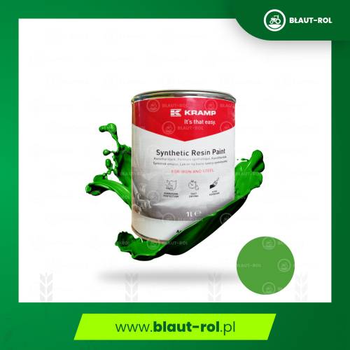 Farba lakier do metalu ZIELONA DEUTZ FAHR o1975 1L