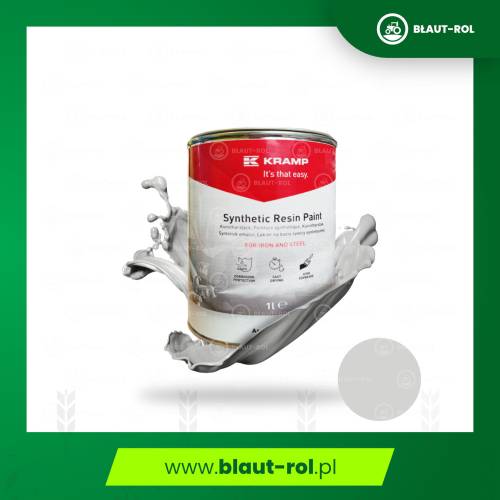 Farba lakier do metalu SZARA SZARY CLAAS 1L KRAMP