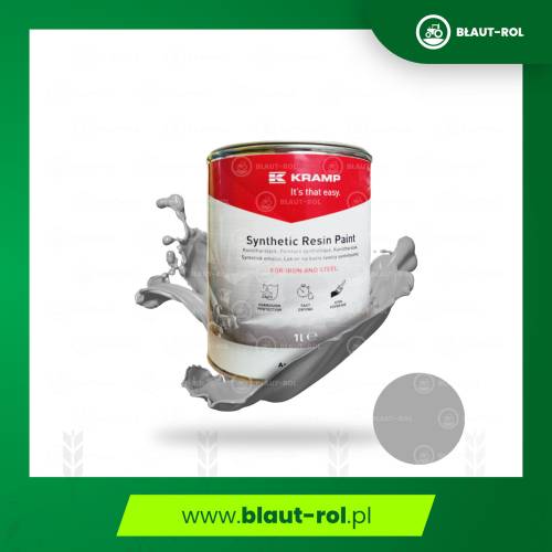 Farba lakier do metalu SREBRZYSTO SZARA MF 1L