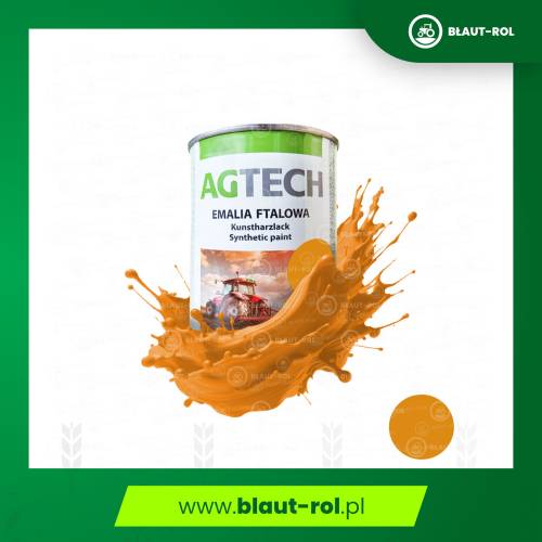 Farba lakier żółty do metalu stali BIZON 0,8L