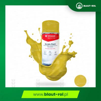 Farba lakier żółty żółta JOHN DEERE spray 400ml