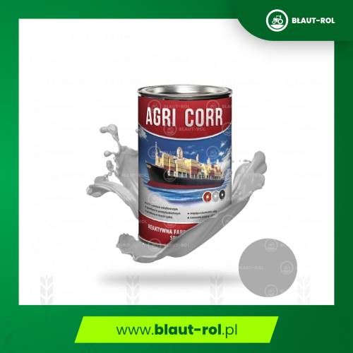 Farba podkładowa do metalu stali maszyn SZARA 1L