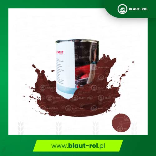 Farba podkładowa do metalu czerwona brunatna 1L