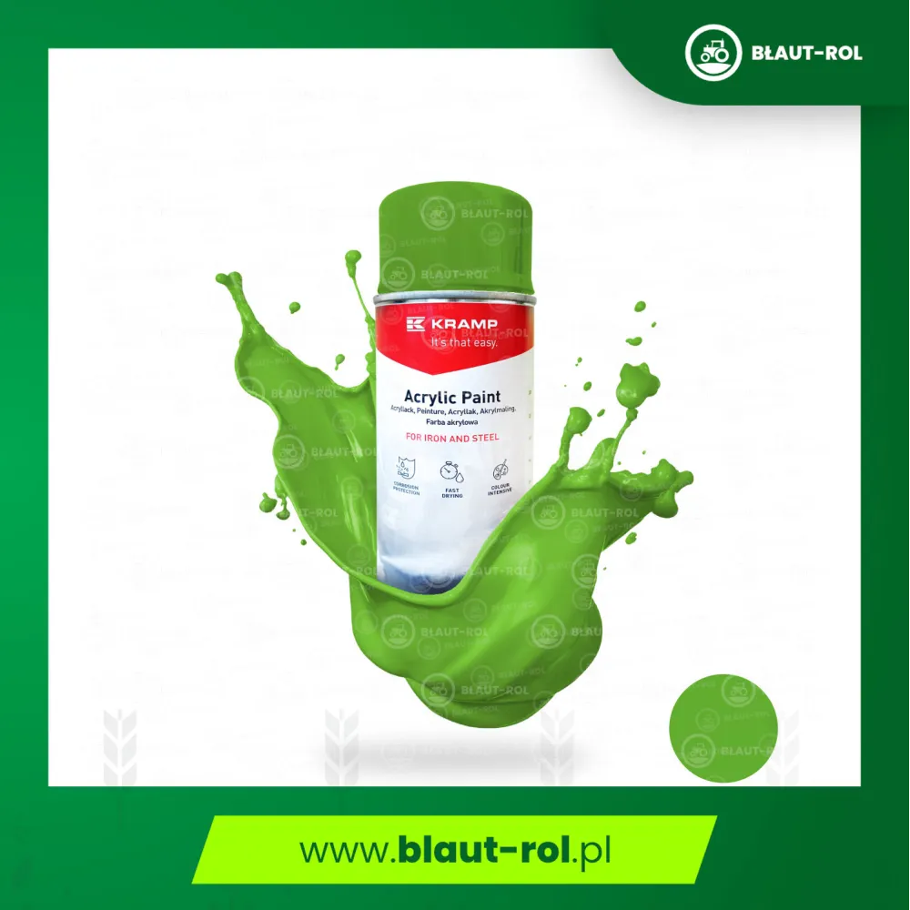 Farba lakier zielony do metalu FENDT spray 400ml