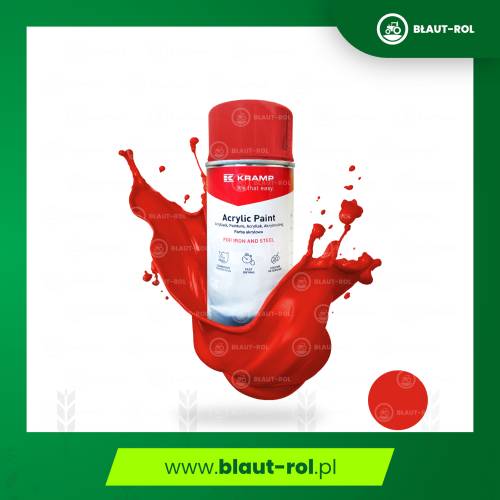 LAKIER FARBA DO MASZYN ZETOR CZERWONY SPRAY 400ML