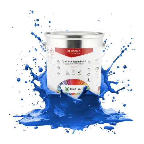 Farba lakier do metalu NIEBIESKA LEMKEN 5L RAL5180