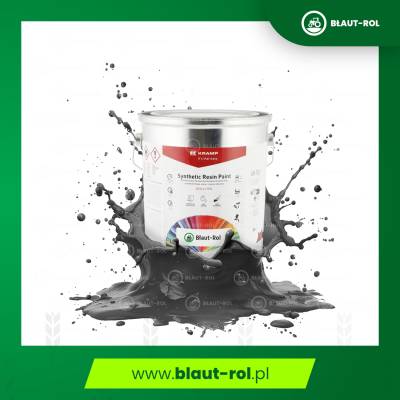 Farba lakier do metalu CZARNA CZARNY GŁĘBOKI 5L