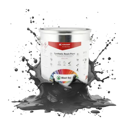 Farba lakier do metalu CZARNA CZARNY GŁĘBOKI 5L