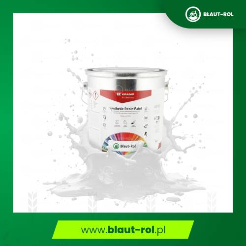 Farba lakier do metalu BIAŁA BIAŁY ALPEJSKA 5L