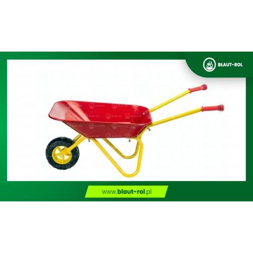 Zabawka RollyToys taczka metalowa czerwona trwała