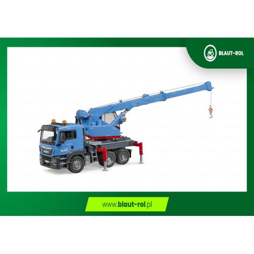 BRUDER 03771 zabawka MAN TGS dźwig ciężarówka