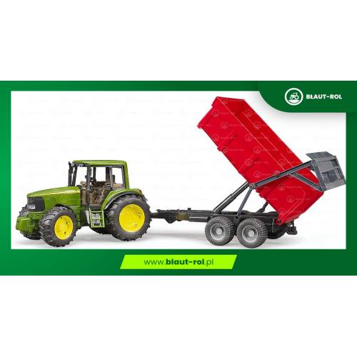 BRUDER Traktor JohnDeere 6920 z przyczepą wywrotką