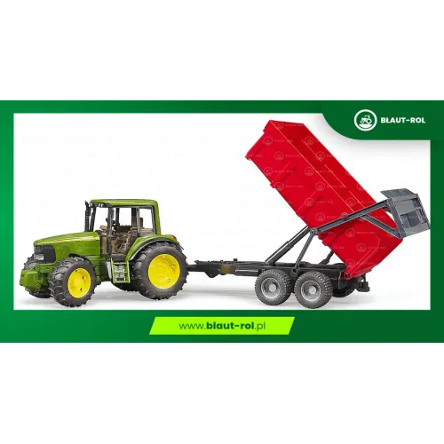 BRUDER Traktor JohnDeere 6920 z przyczepą wywrotką