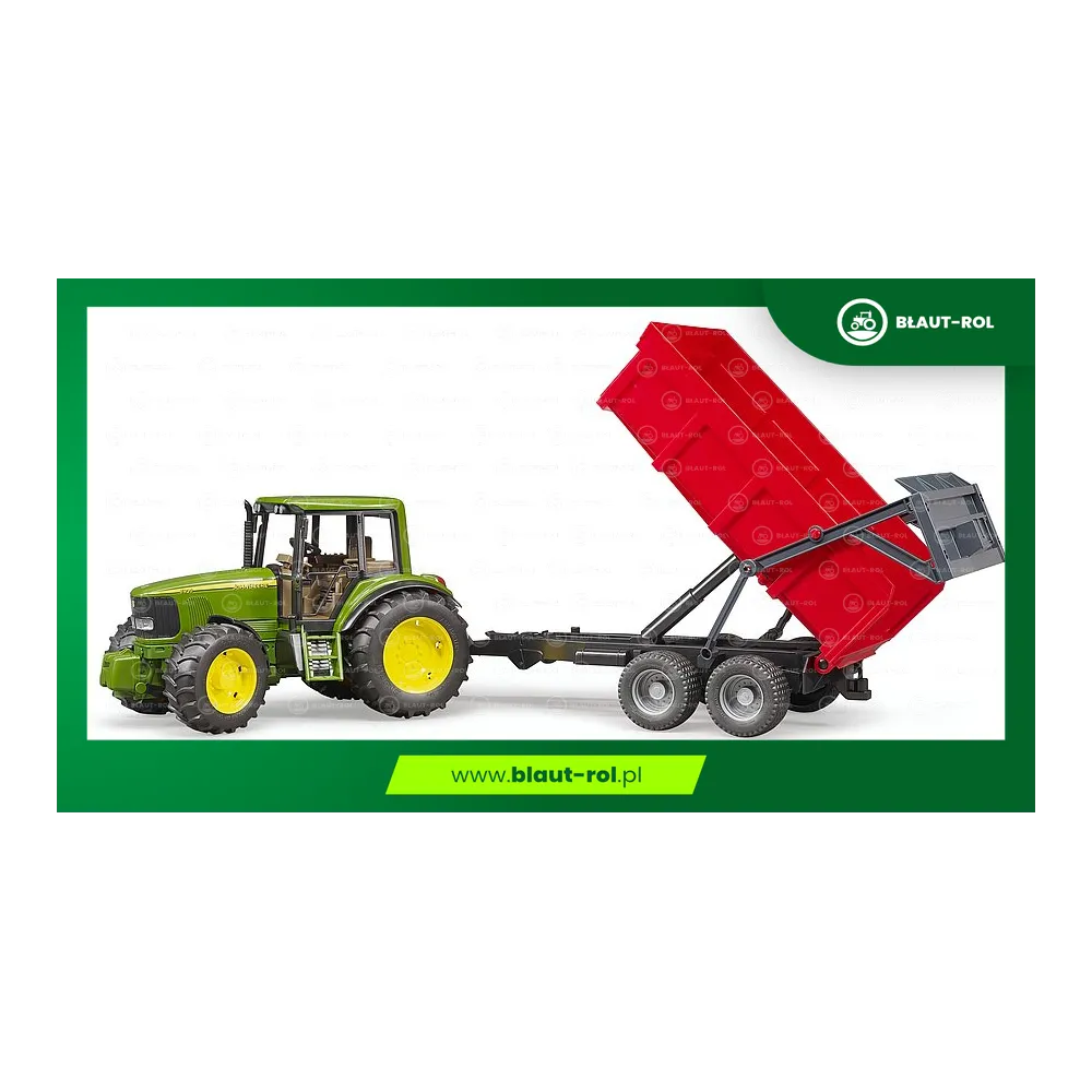 BRUDER Traktor JohnDeere 6920 z przyczepą wywrotką