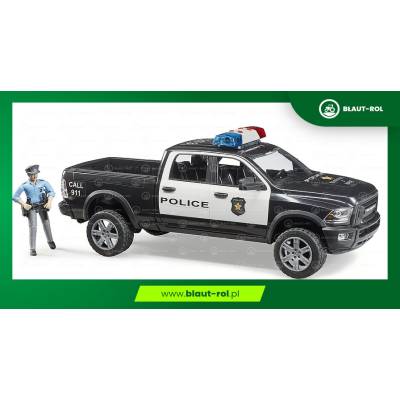 BRUDER Dodge RAM 2500 policyjny + figurka 02505