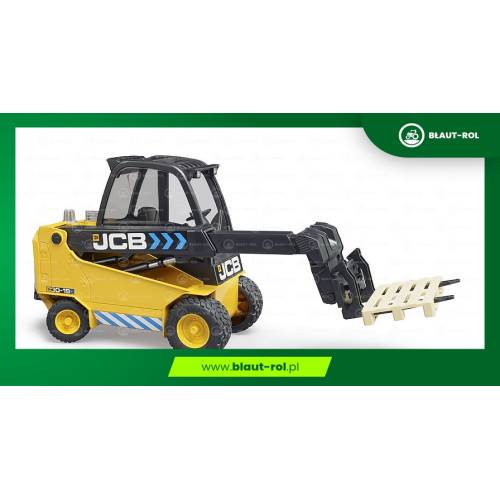 BRUDER Wózek widłowy JCB Teletruk z paletą 02512