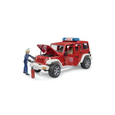 BRUDER 02528 Jeep Wrangler straż pożarna z figurką