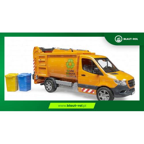BRUDER Śmieciarka komunalna Mercedes Benz 02682