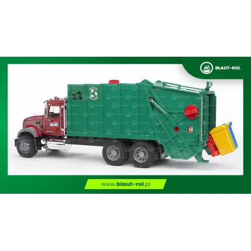 BRUDER Ciężarówka Mack śmieciarka 02812