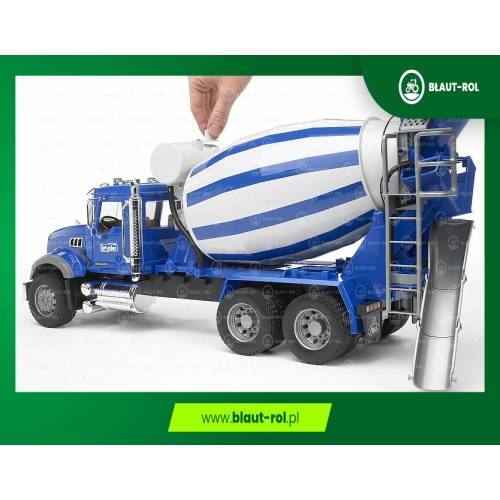 BRUDER Ciężarówka Mack betoniarka grucha na beton