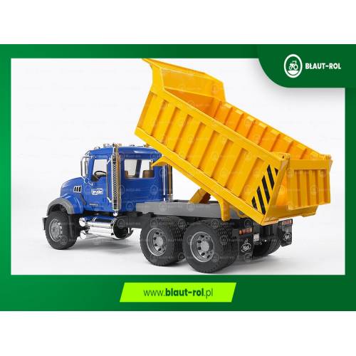 BRUDER samochód ciężarowy MACK z wywrotką 02815
