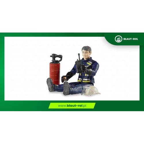 BRUDER 60100 bWorld figurka strażaka z gaśnicą